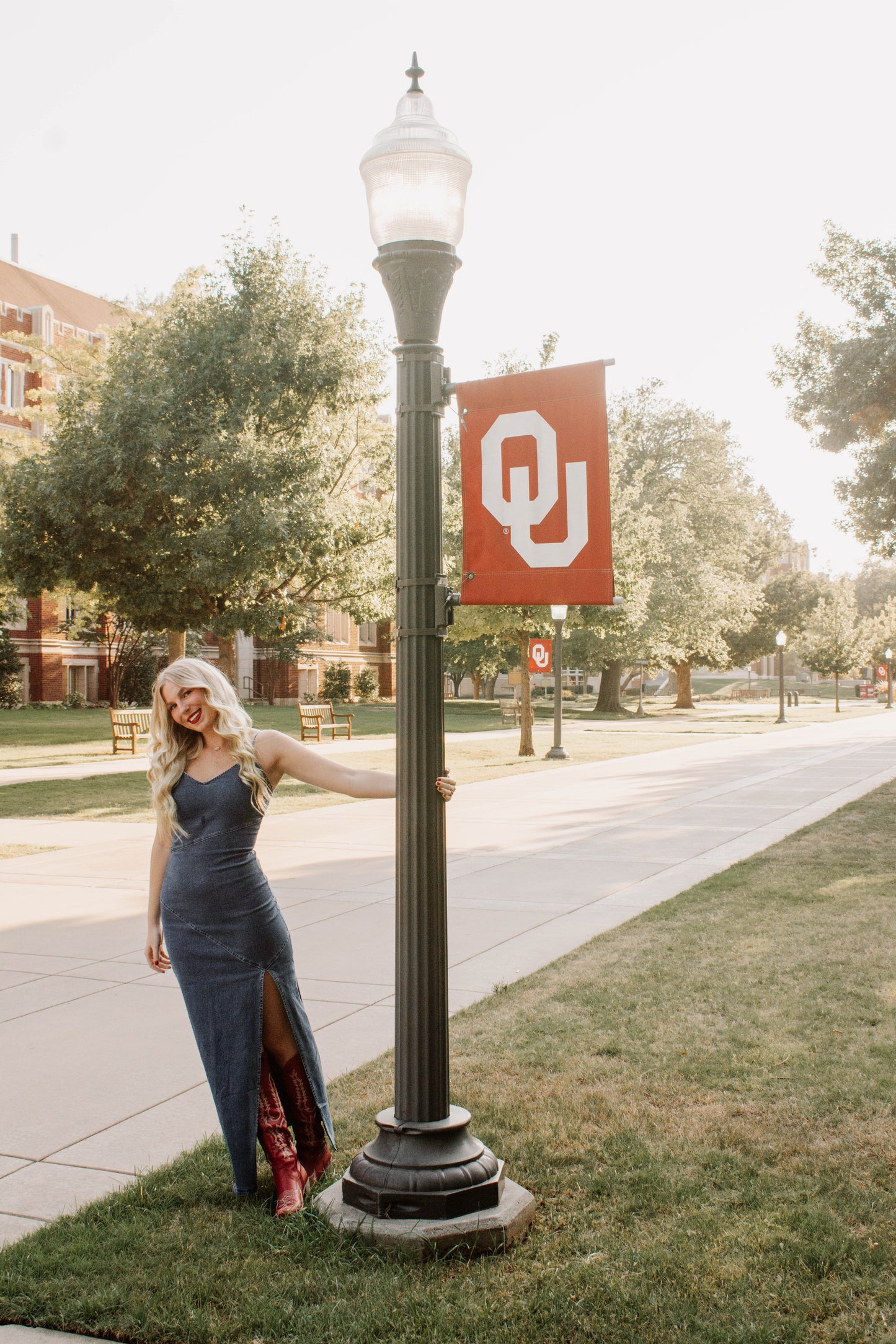 Cowgirl denim dress