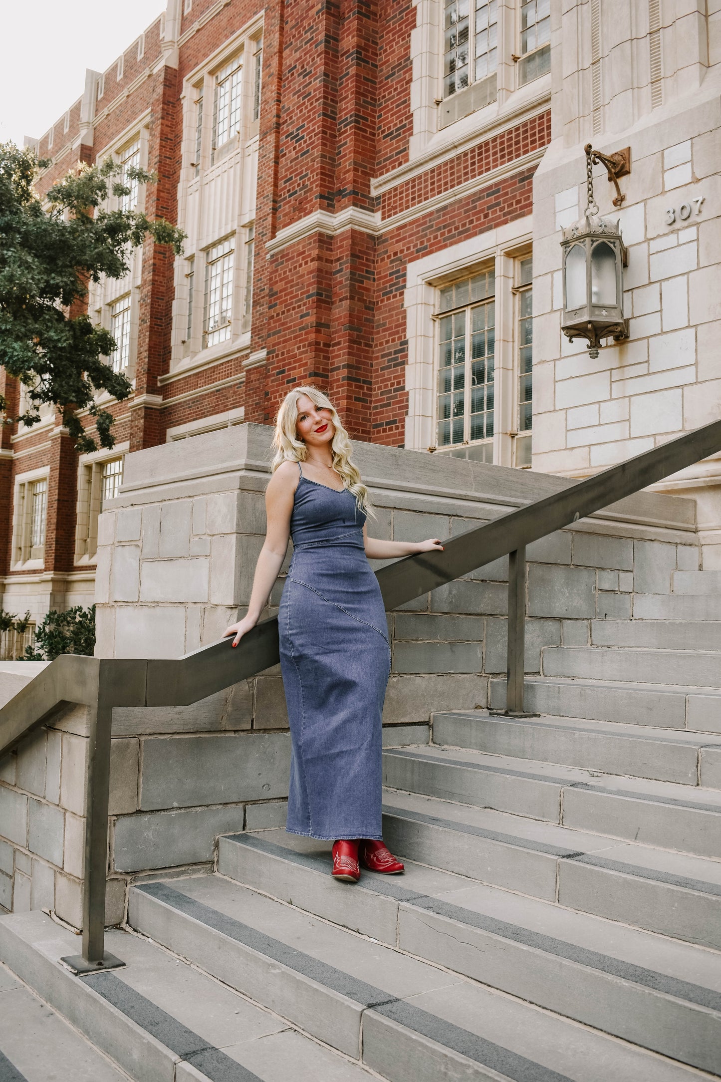 Cowgirl denim dress