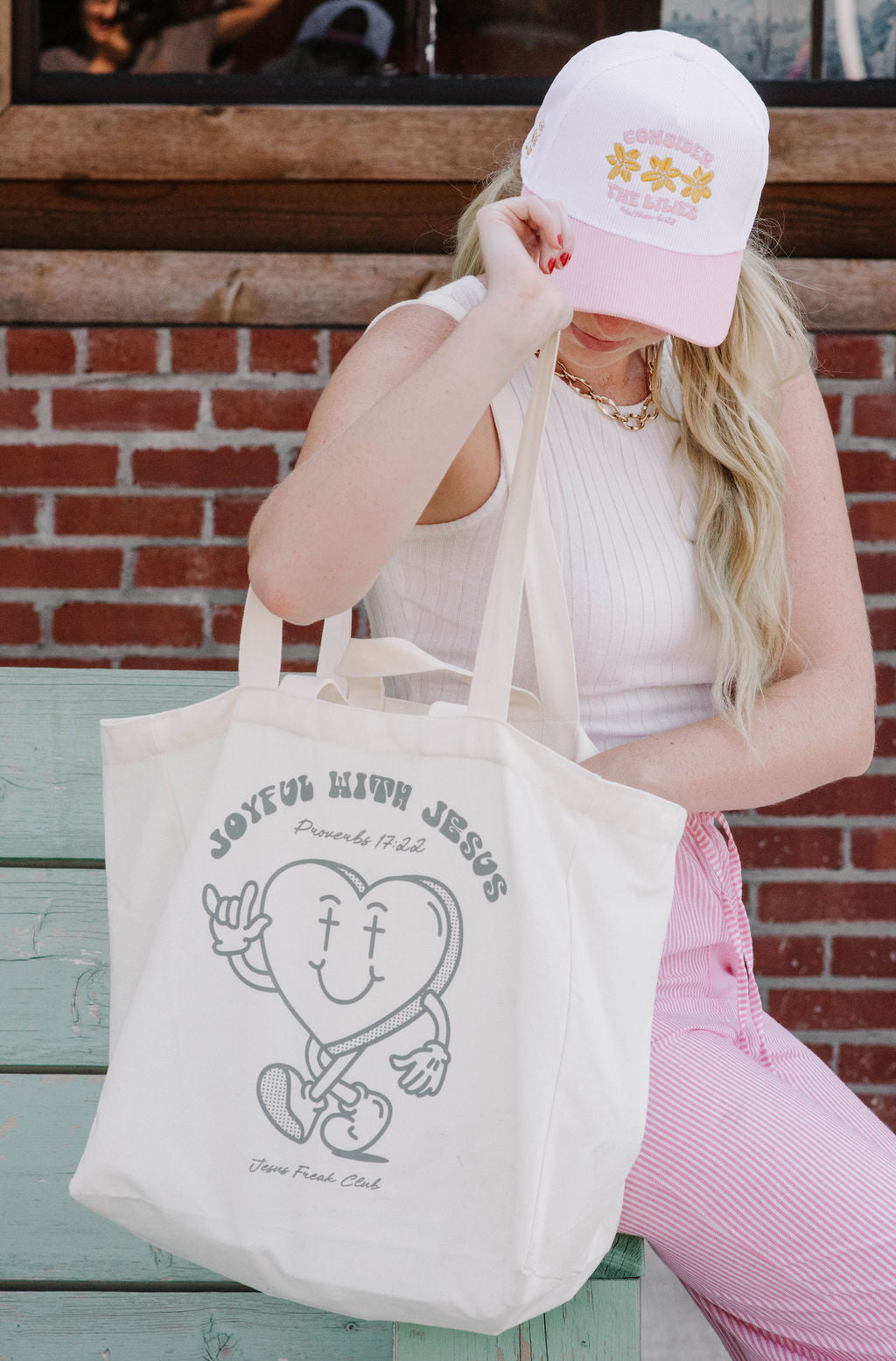 Proverbs 17:22 tote bag!
