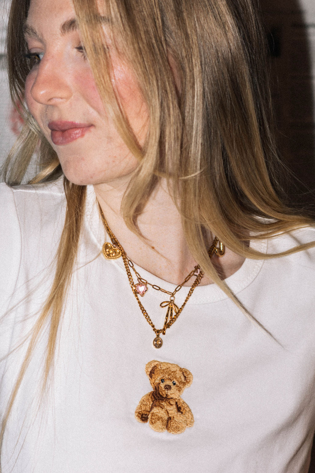 Teddy bear baby tee