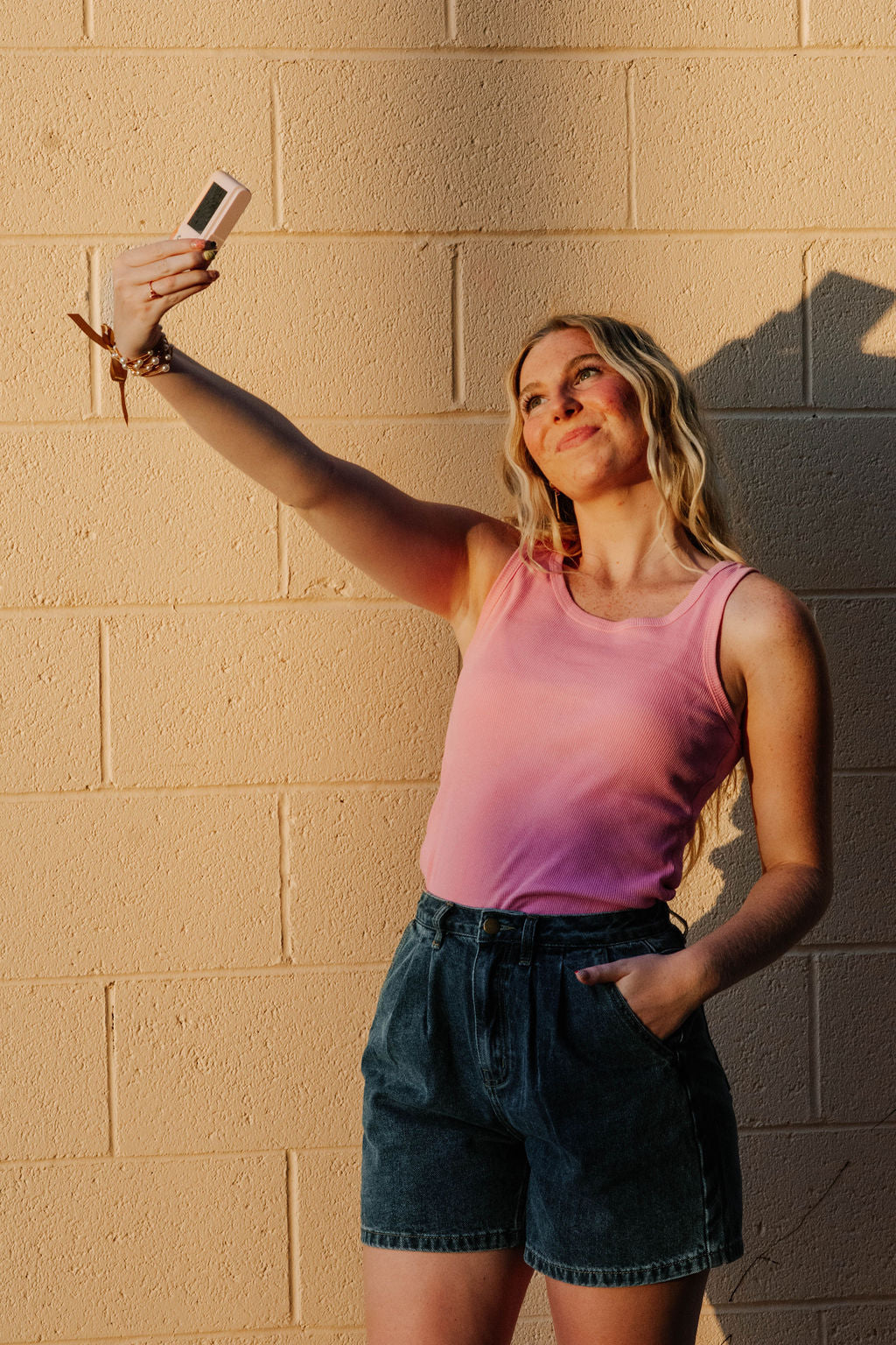 Pretty in pink tank