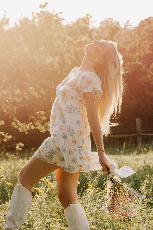 Dainty bow dress