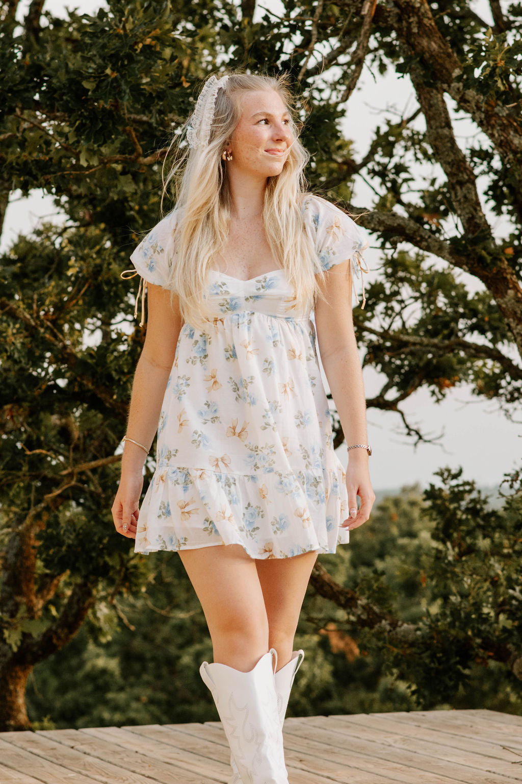 Dainty bow dress