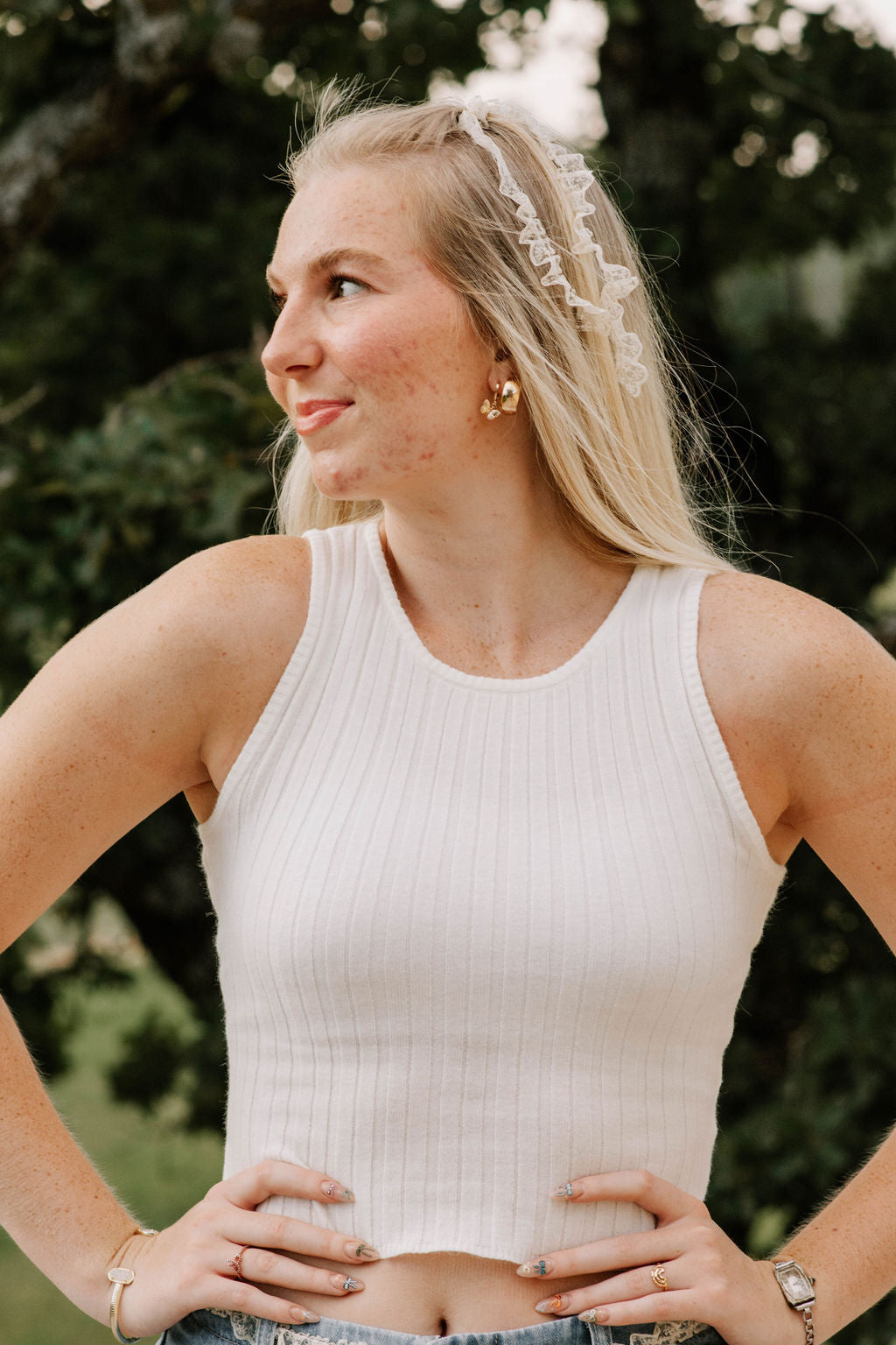 Darling knit tank