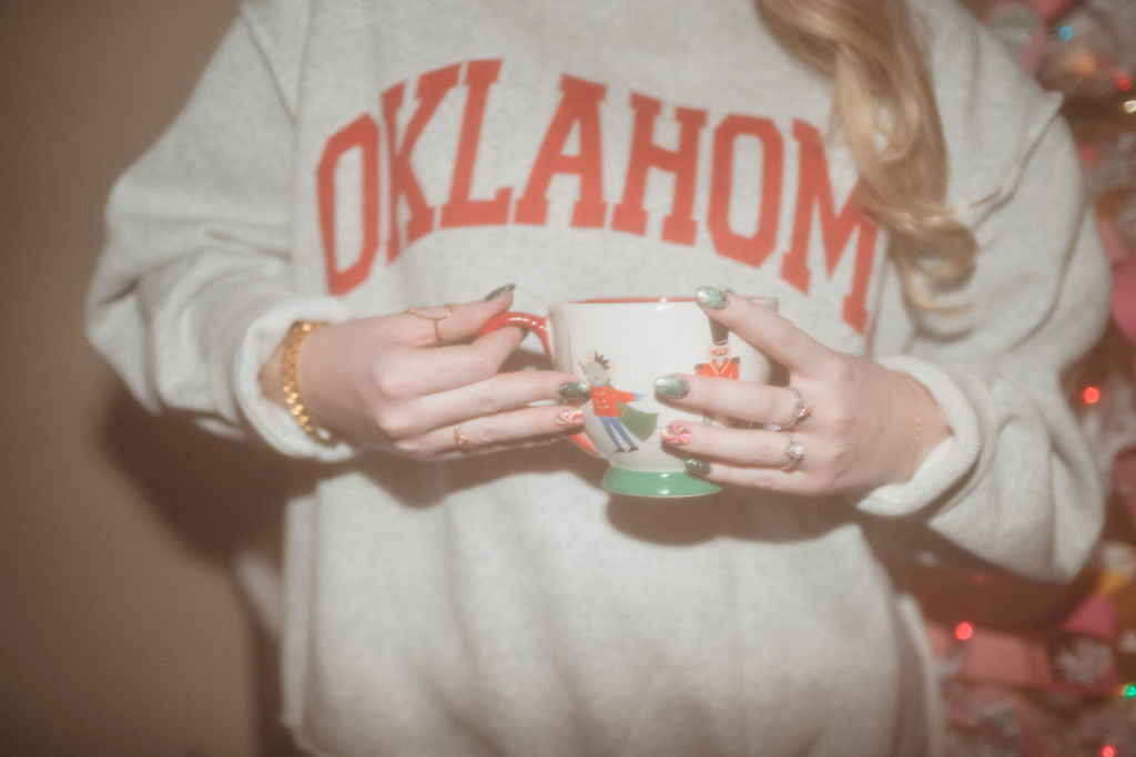 Mock neck reversible pullover!