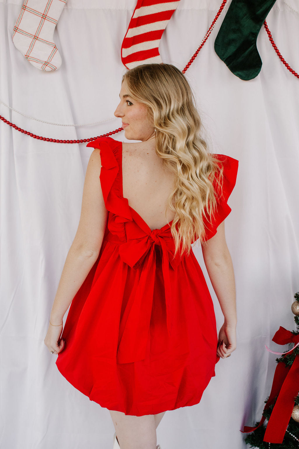 Merry bow dress