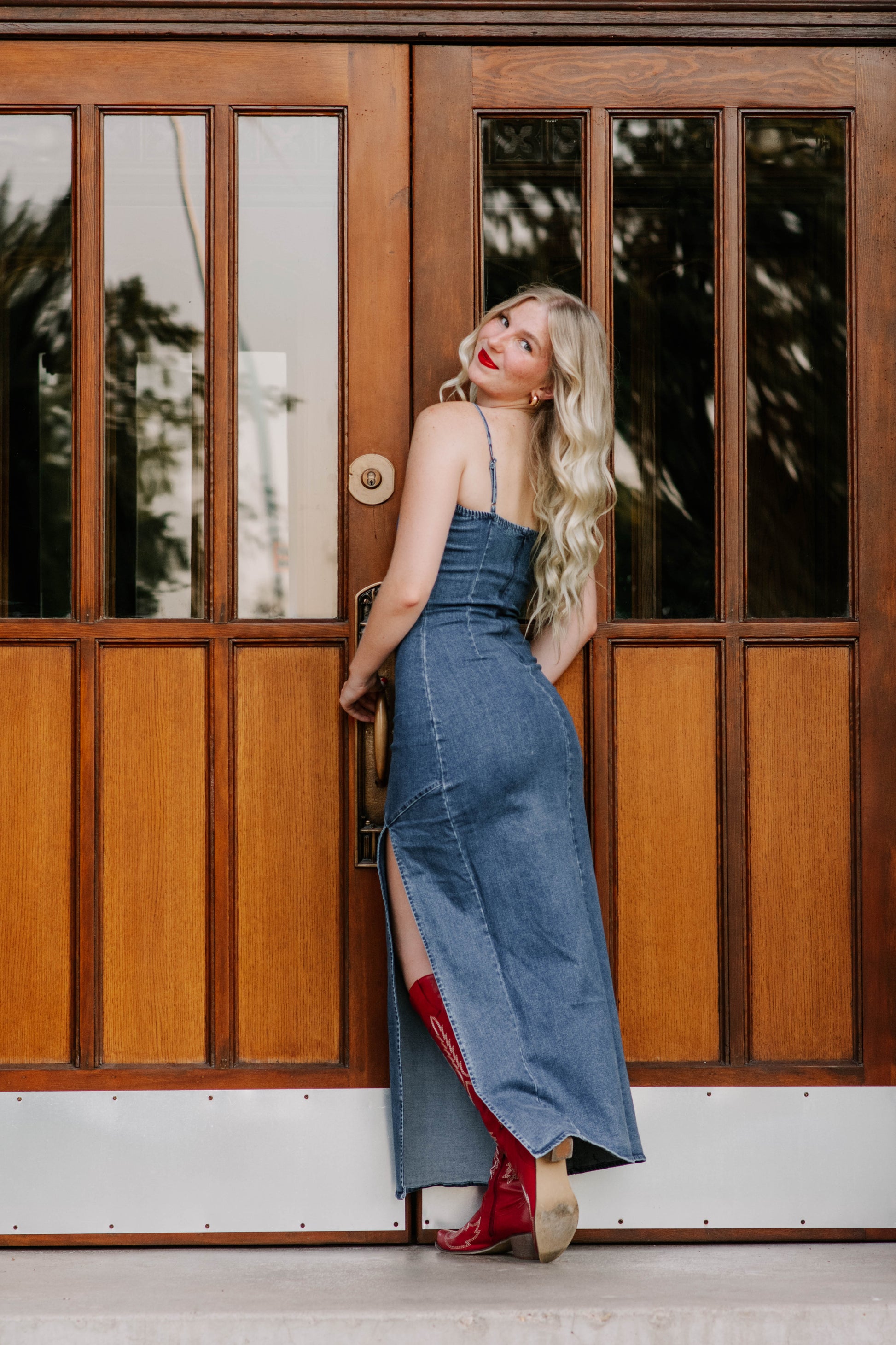 Cowgirl denim dress Rainbow.CO Cowgirl denim dress Rainbow.CO