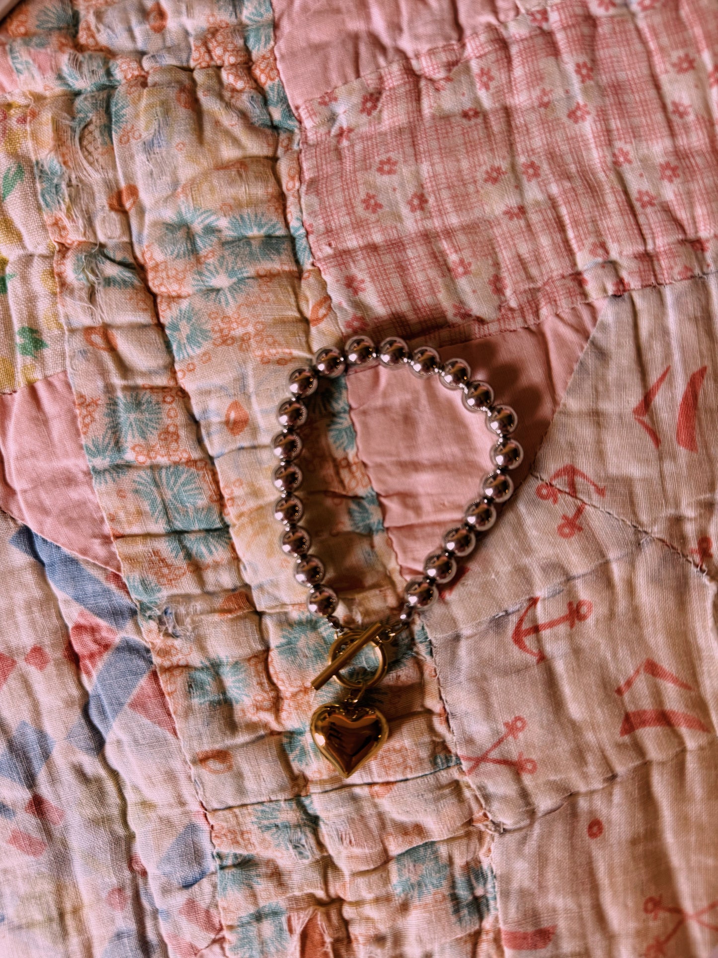 Heart of gold bracelet