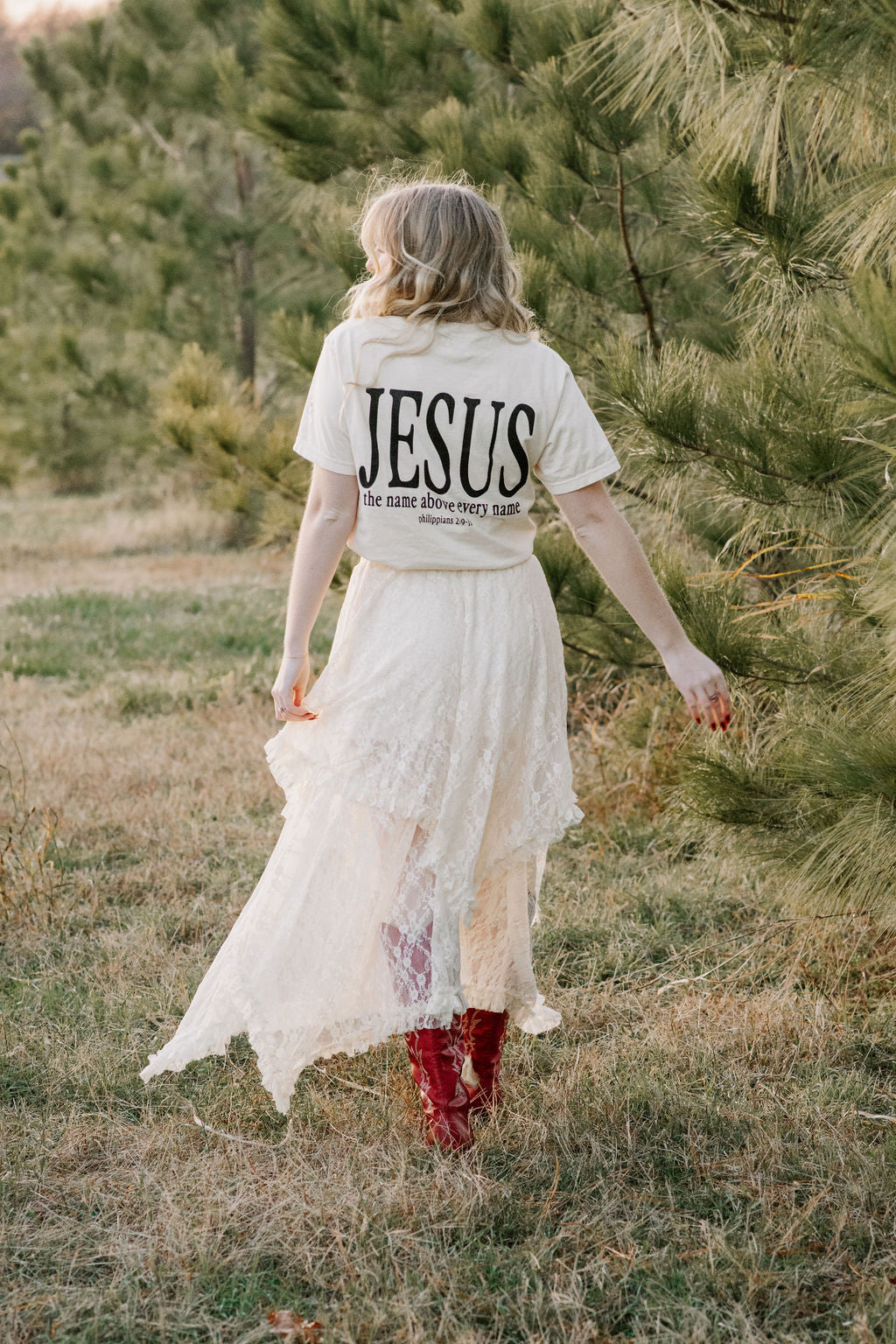 Country lace skirt