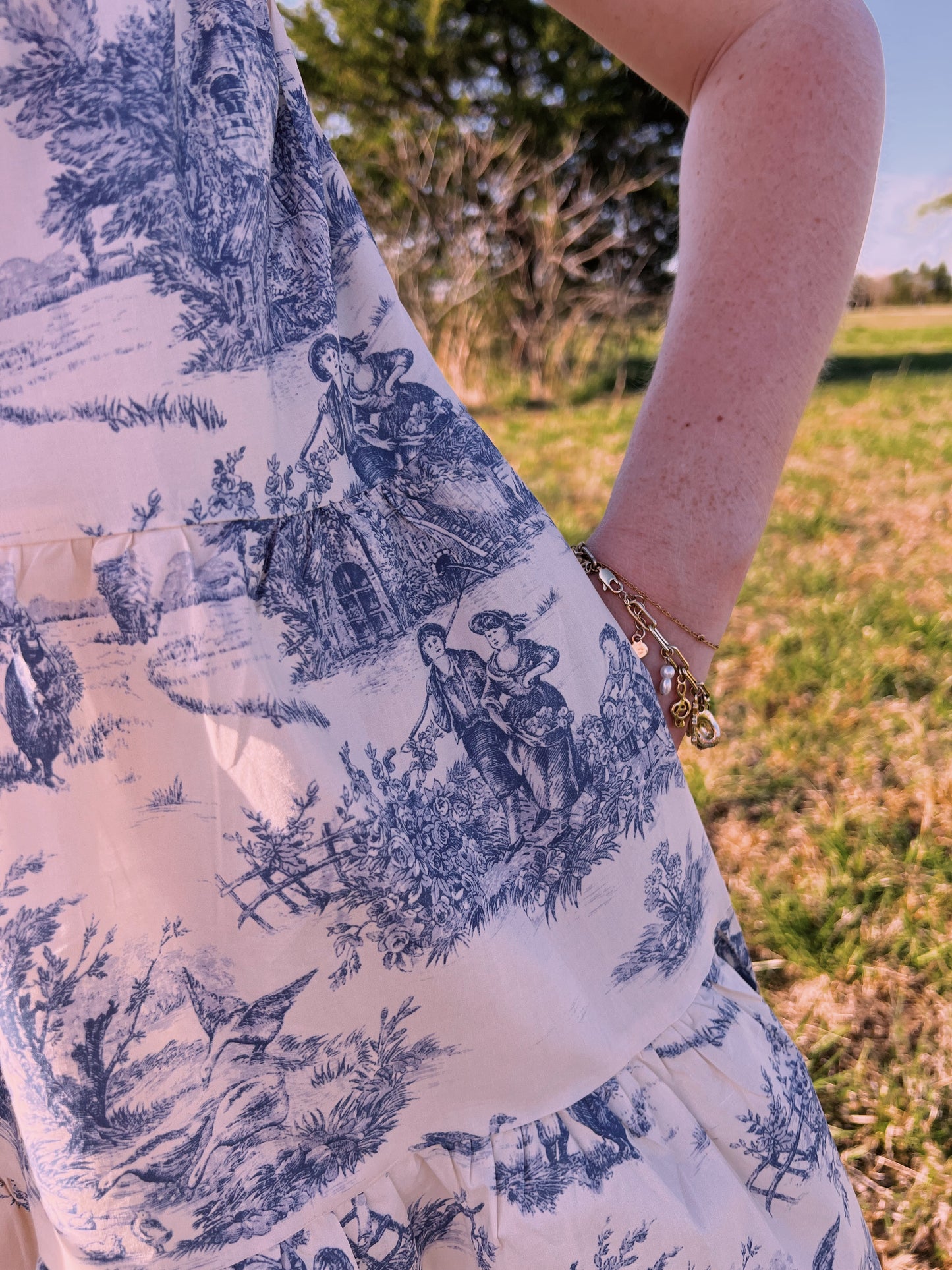 Story blue babydoll dress!