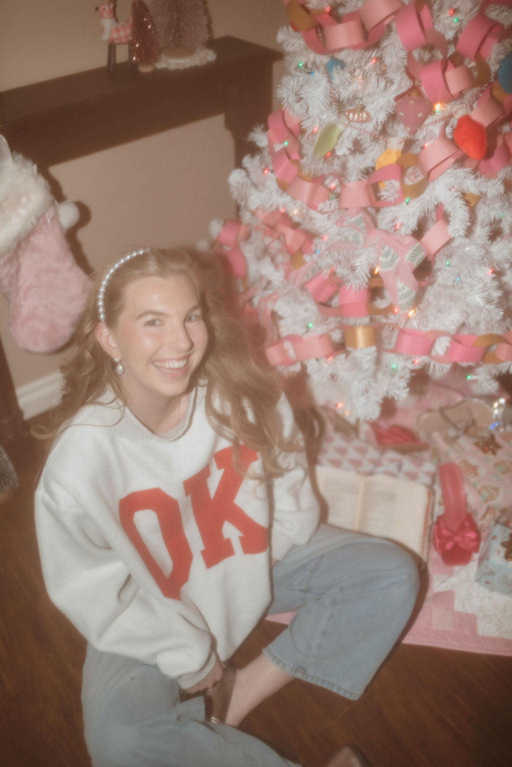 Mock neck reversible pullover!