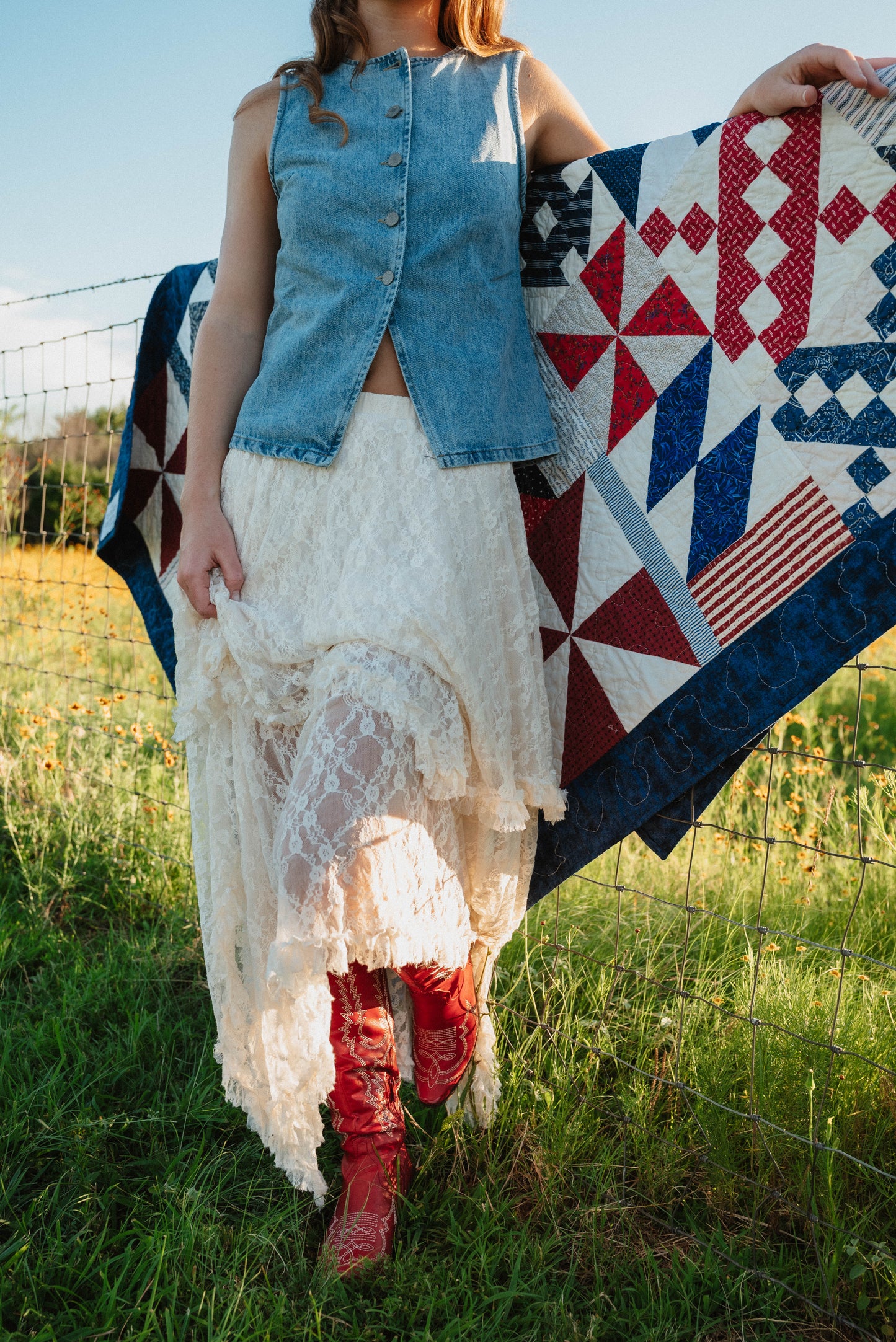 Country lace skirt