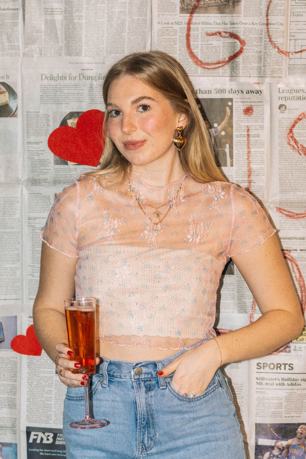 Cotton candy skies shear shirt