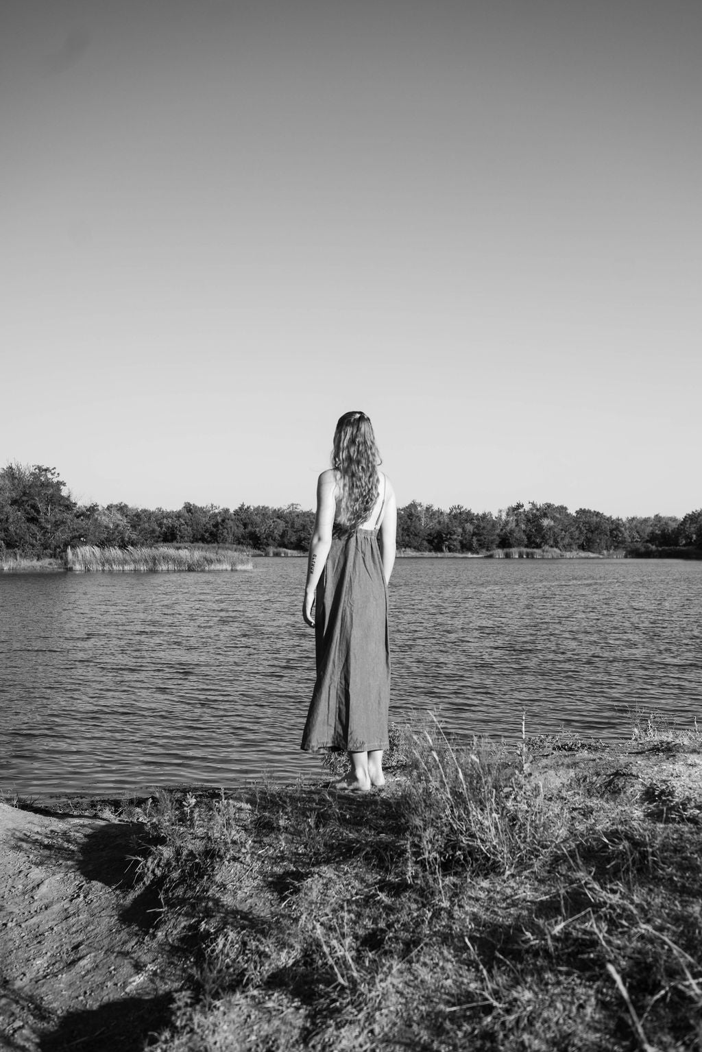 Lightweight denim dress
