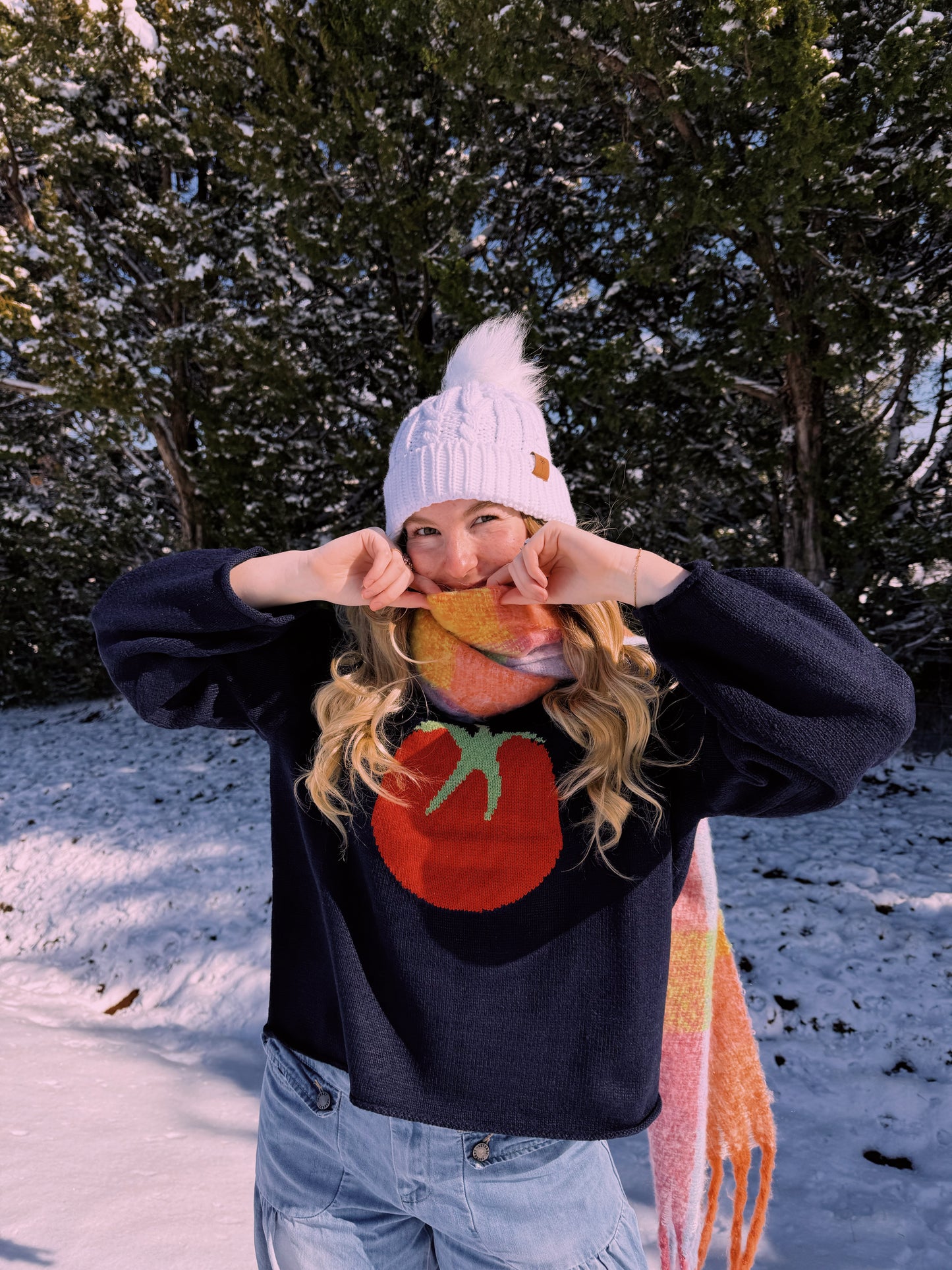 Tomato sweater :)