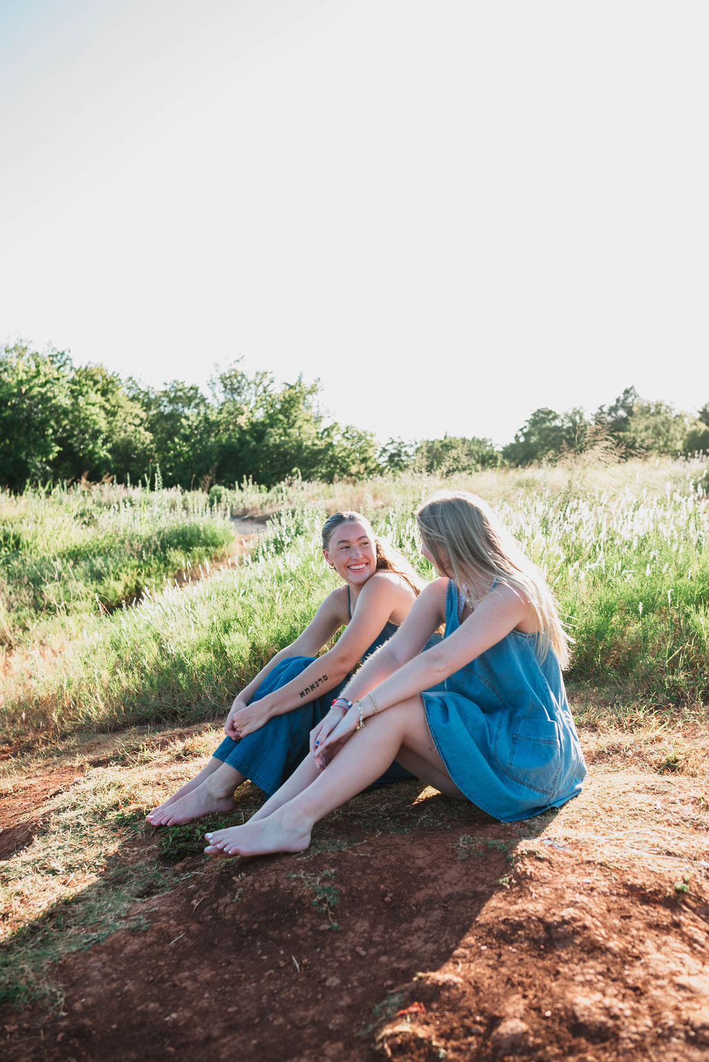 Lightweight denim dress
