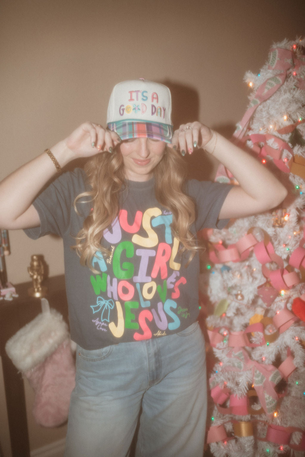 Just a girl who loves Jesus tee:))))!!!