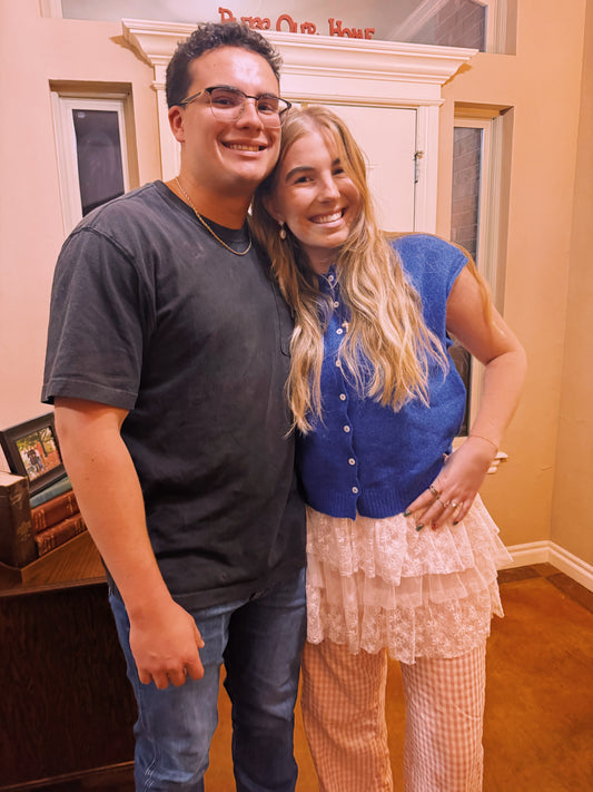 Winter blue sweater <333