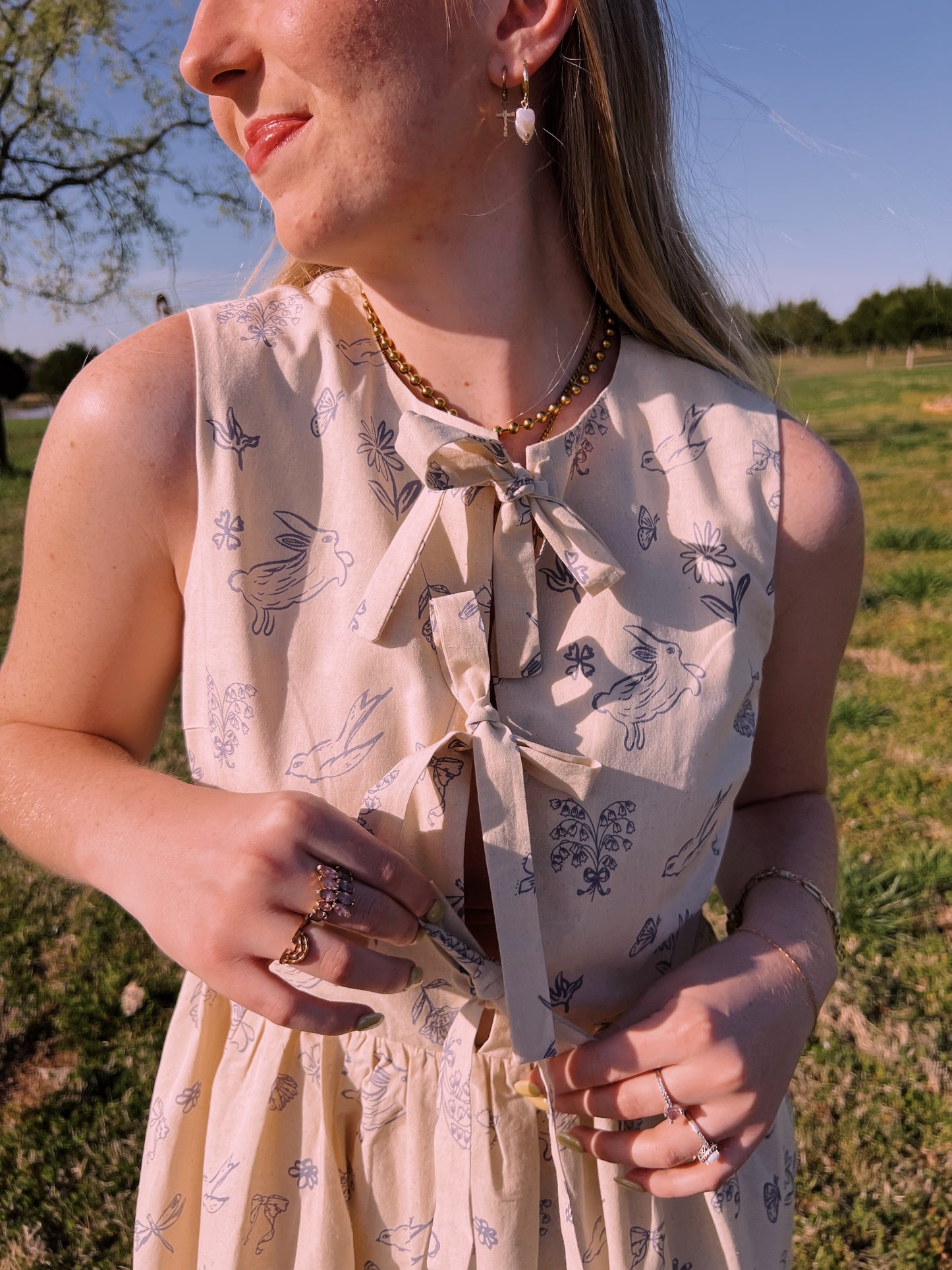 Bunny bow dress!