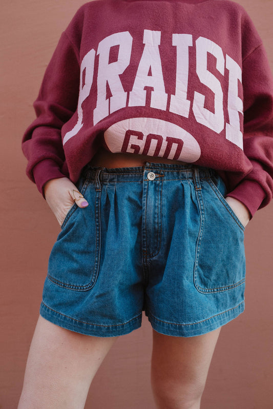 Lightweight little denim shorts!