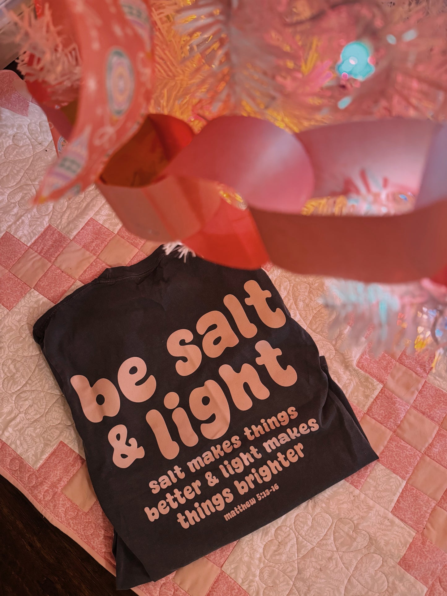Salt & light Jesus tee!