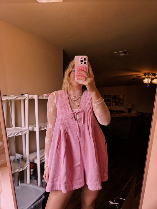 Dreamy pink  romper