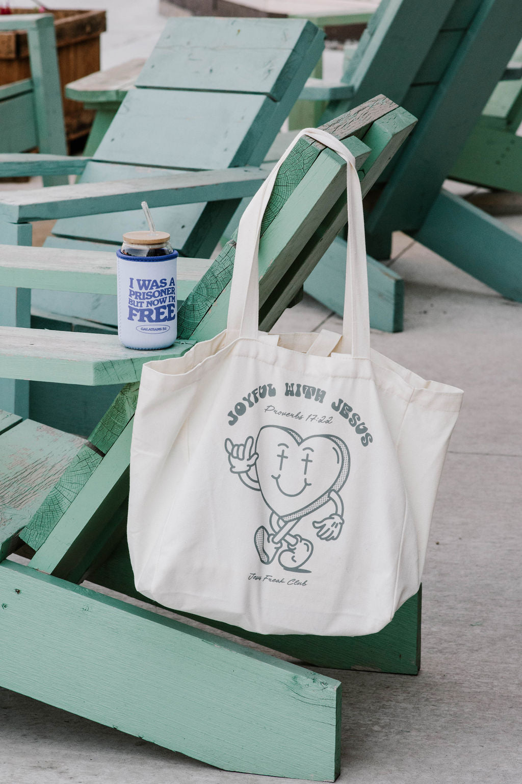 Proverbs 17:22 tote bag!