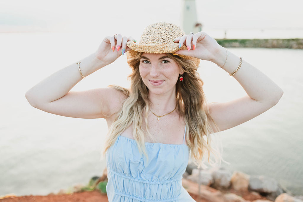 Jesus blue sundress!