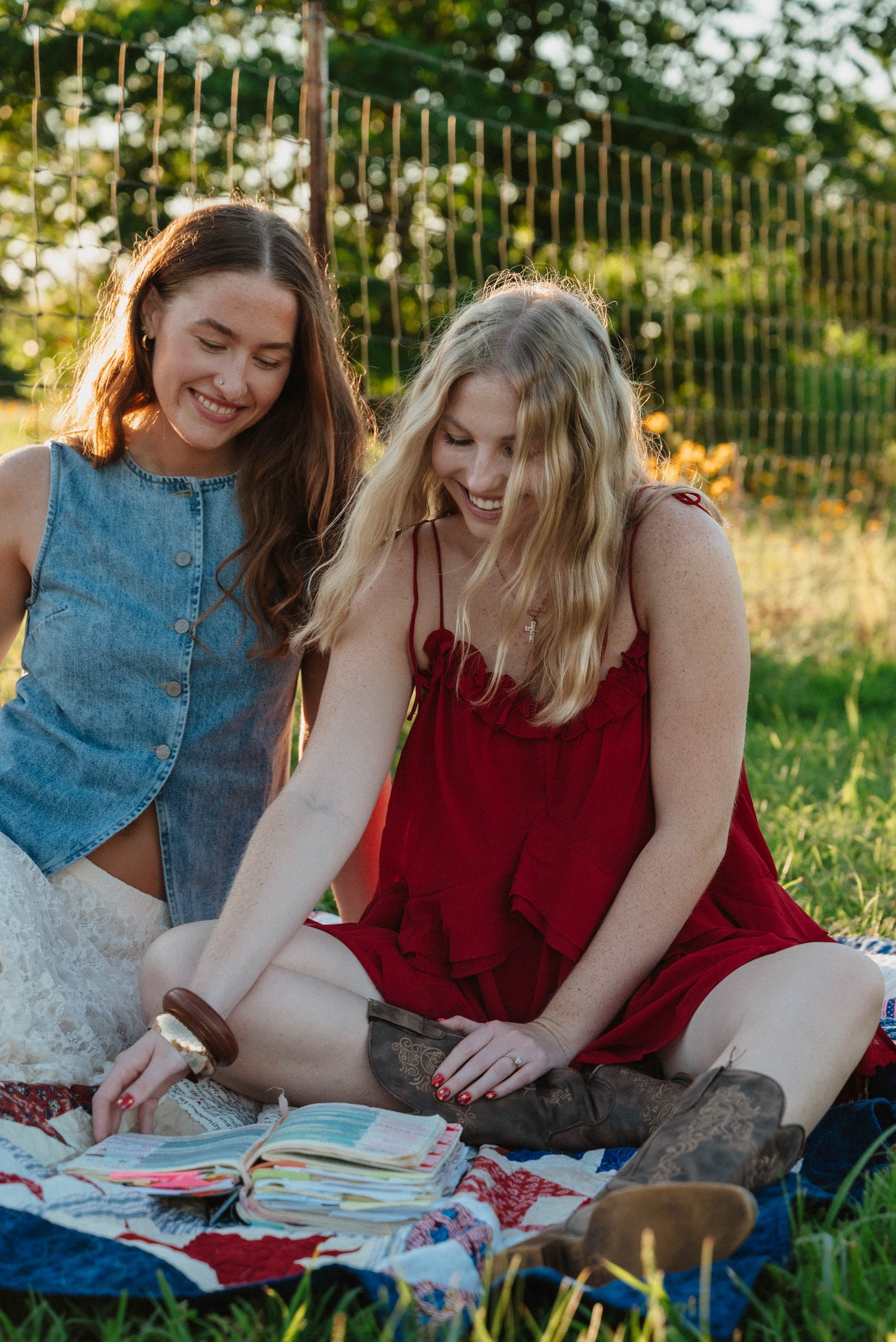 Flowy crimson romper