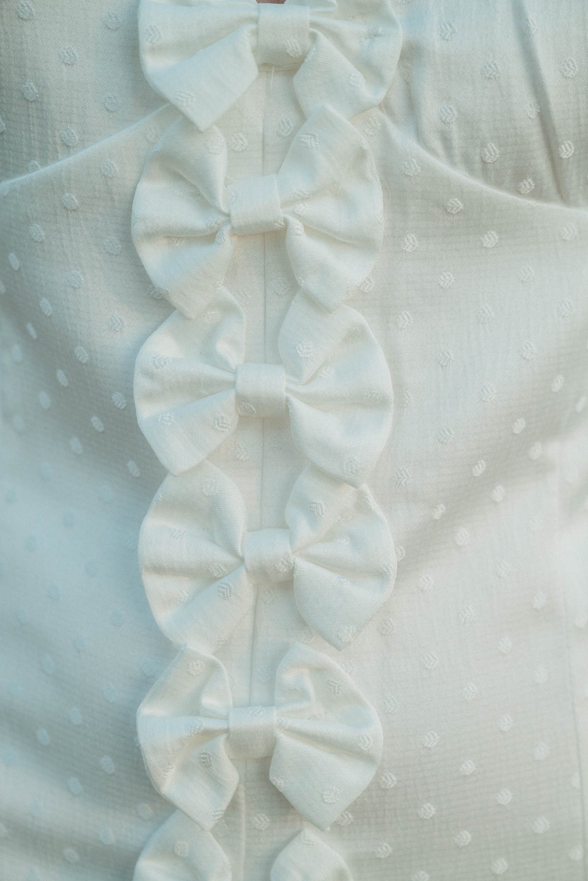 Clothed in white!