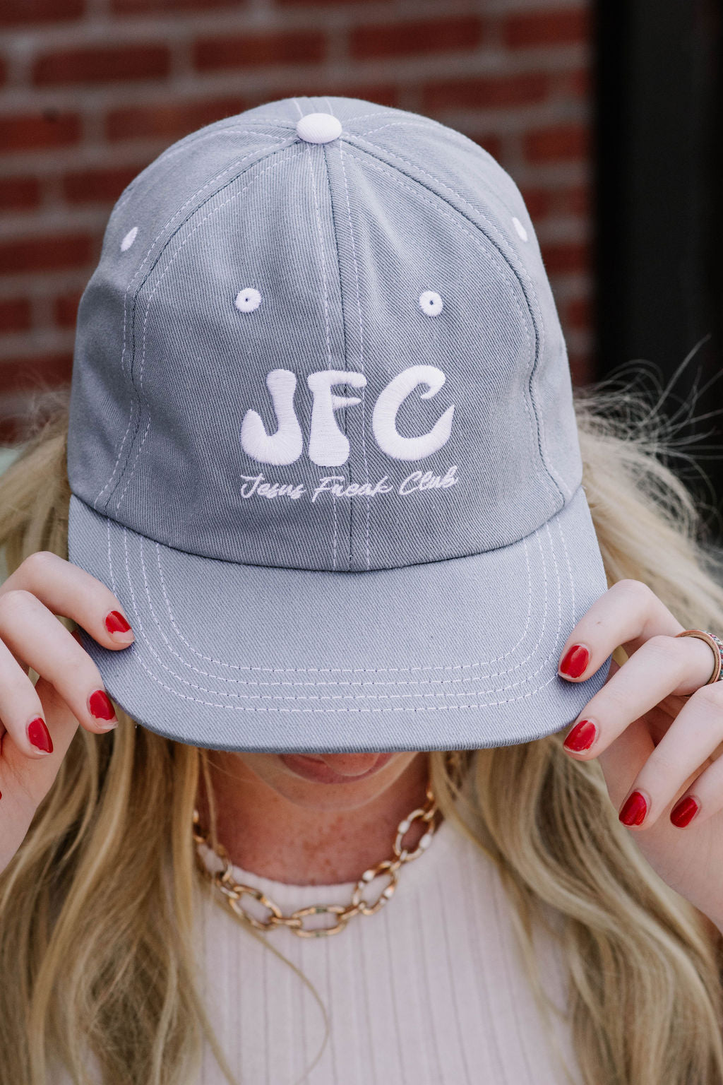JFC denim blue hat!