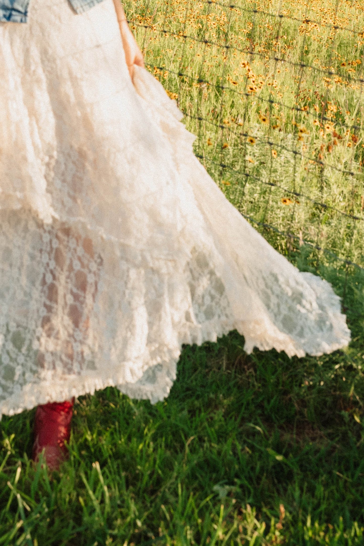 Country lace skirt