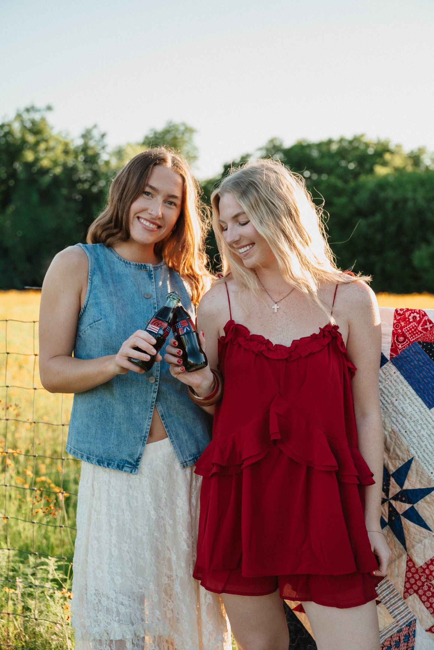 Cowgirl denim vest